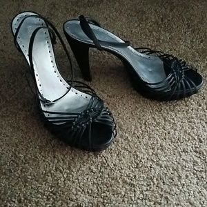 BCBG strappy heels
